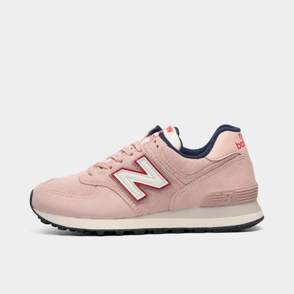 New Balance 574 Pink with Grey - Picture 4 of 10